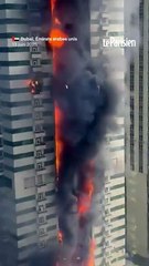 Dubaï : une tour de 67 étages prend feu