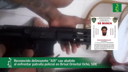 Reconocido delincuente "Alfi" cae abatido al enfrentar patrulla policial en Brisal Oriental Ocho, SDE