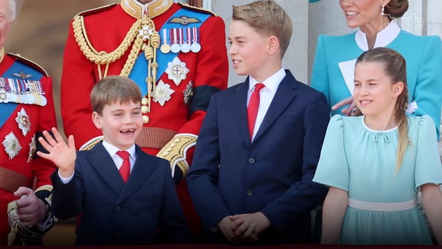 Prince George, Princess Charlotte and Prince Louis Rule the Balcony at Trooping the Colour