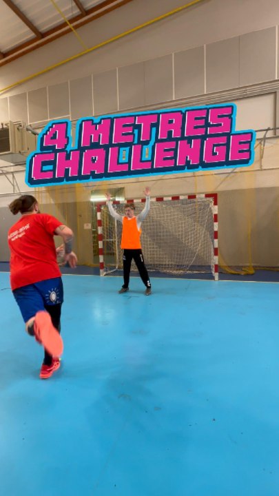 4 mètres challenge ! 🤾🏻‍♂️🥅 #Handball #Hand # HandballPlayer #Challenge