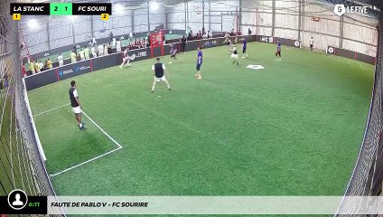 Faute de Pablo V - Fc Sourire