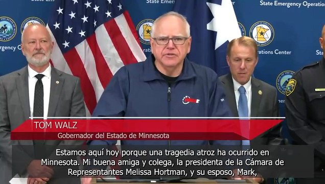 Congresista demócrata Melissa Hortman y su marido mueren a tiros en presunto atentado político