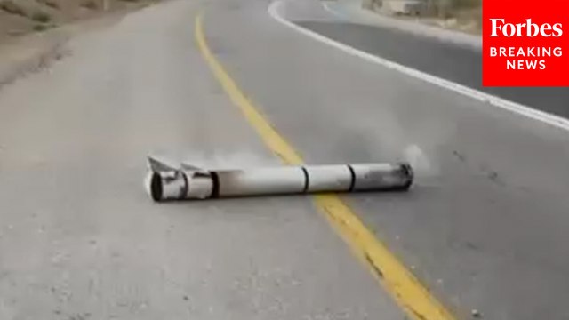 Grounded Iranian Missile Found On The Streets In Southern Israel As Airstrikes Continue