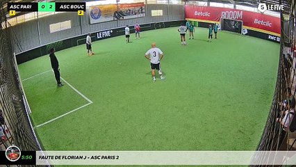 Faute de Florian J - Asc Paris 2