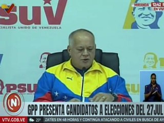 Sec. Gral. PSUV Cabello: Los que han recibido el apoyo para ser candidatos asumen un compromiso enorme