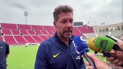Simeone: "Jugaremos con la ilusión y el compromiso que pide el torneo"