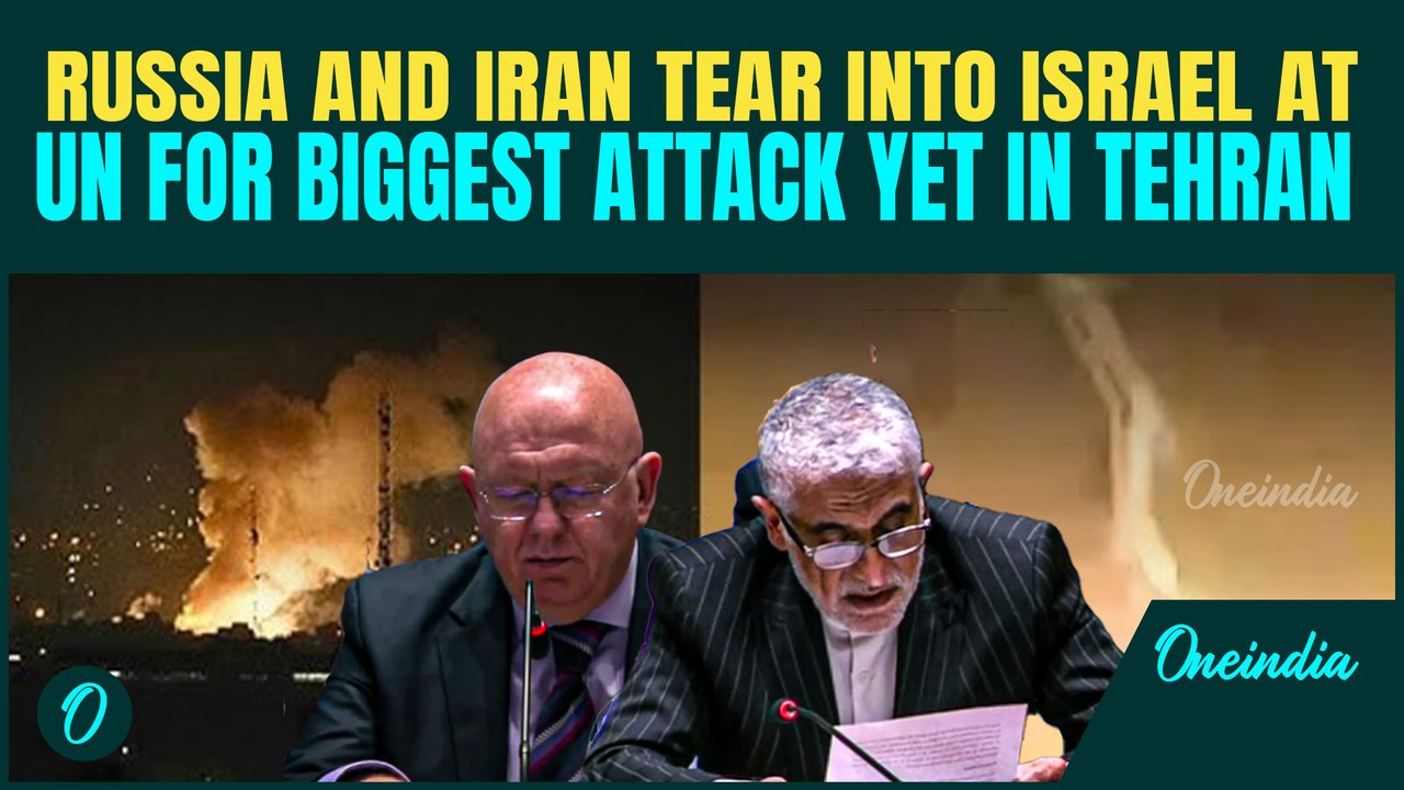 Russia, Iran BLAST Israel at UN|  Putin Sides with Iran, Trump with Israel — Hypocrisy Exposed?