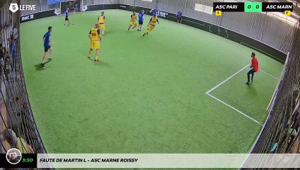 Faute de Martin L - Asc Marne Roissy