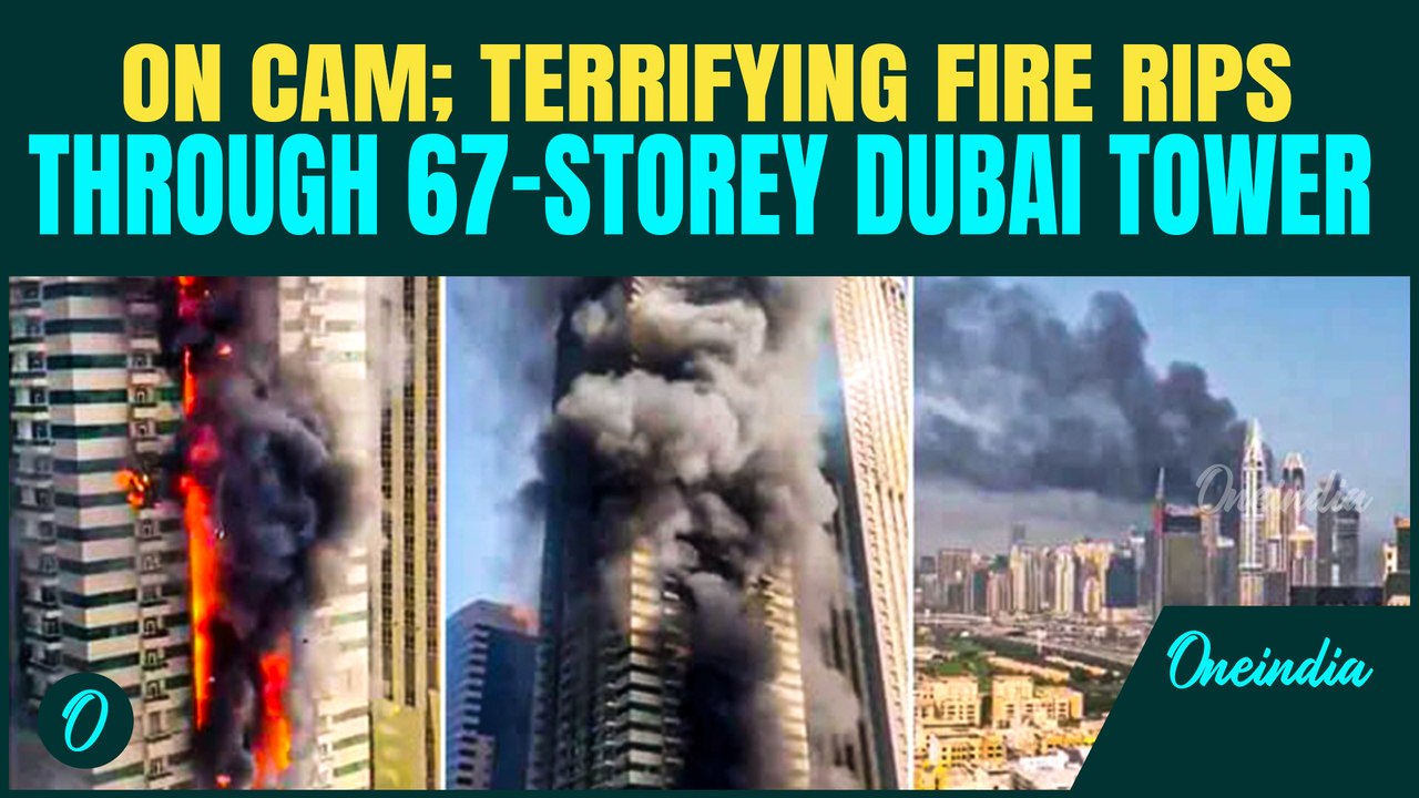 Shocking VIDEO: 67-Storey Dubai Marina Building Catches Fire; Huge Plumes Of Smoke, 3,820 Evacuated