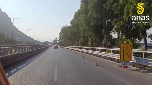 Anas, traffico regolare sull'A19 tra Bagheria e Altavilla Milicia