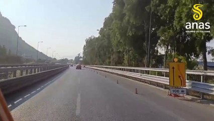 Anas, traffico regolare sull'A19 tra Bagheria e Altavilla Milicia