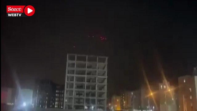 İran’ın Bender Abbas kentinde hava savunma sistemleri İsrail hava araçlarına karşılık veriyor