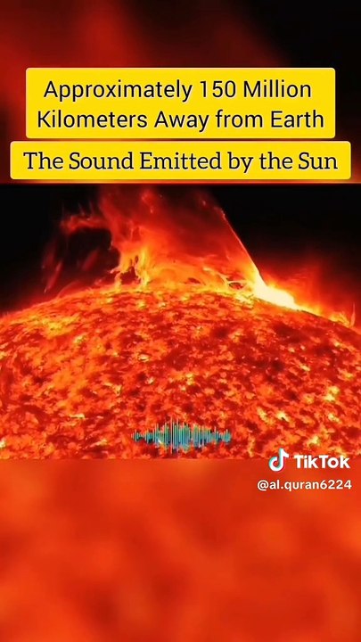 Suraj yani Sun kee Original Awaaz sunain, pehlay nahi suni kisi nay
