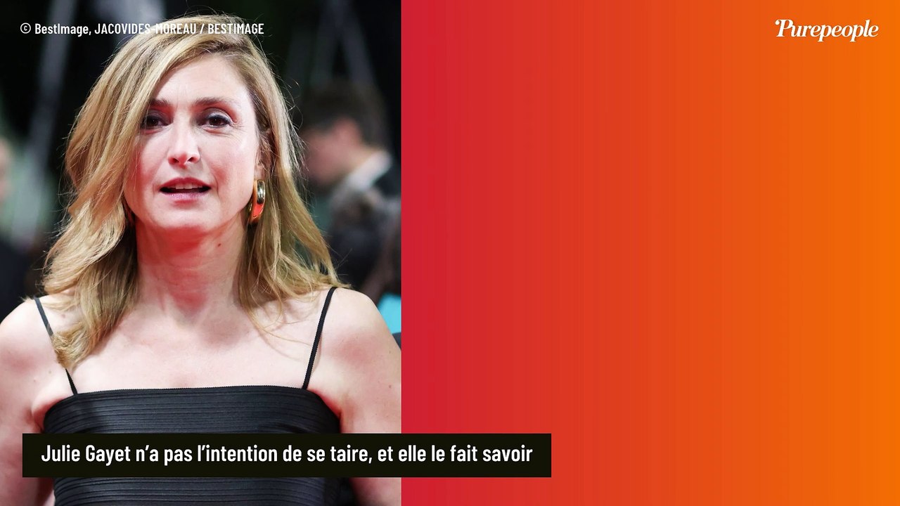 "Personne ne me fera taire" : Julie Gayet remontée, elle met les choses au clair sur un point précis