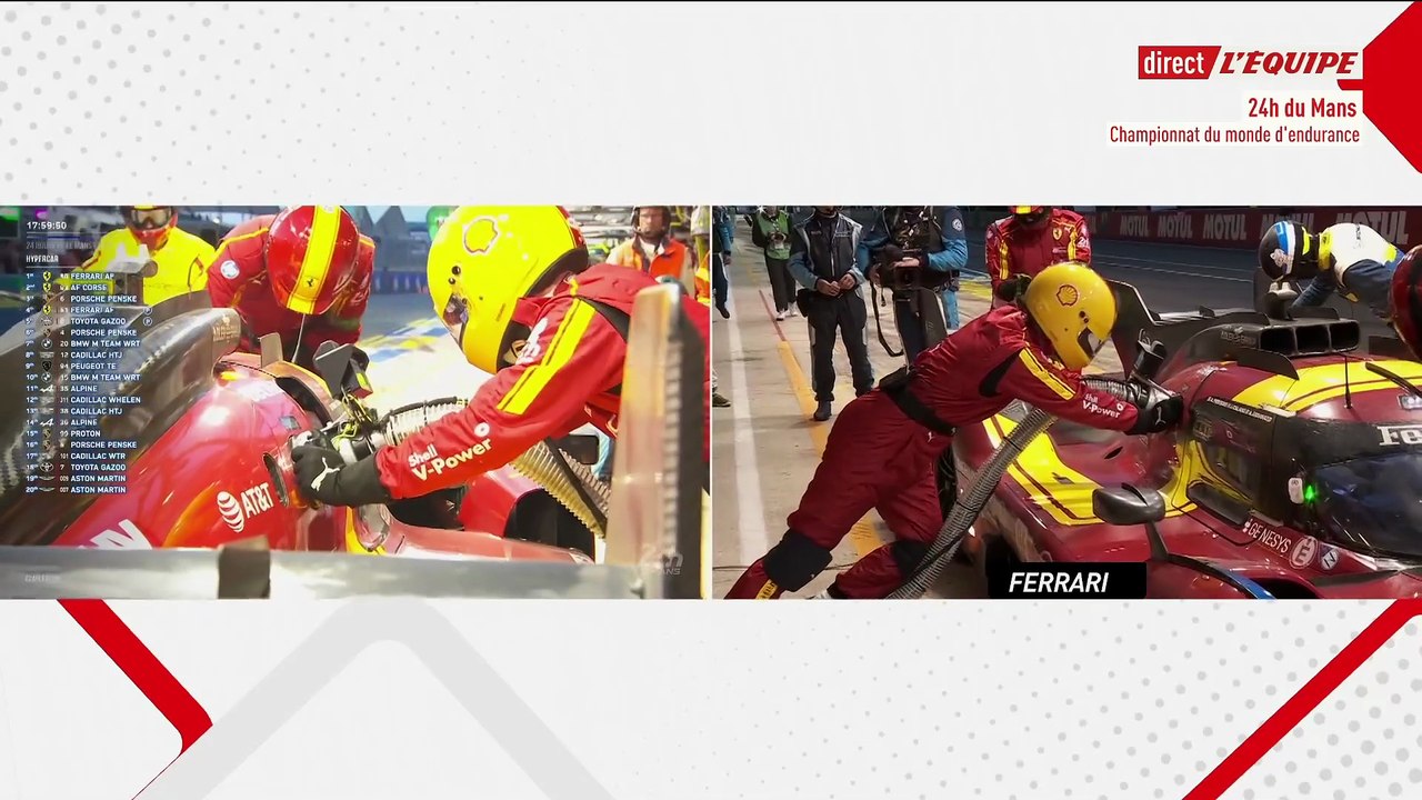 Les Ferrari ont pris les devants - Sport Auto - 24h du Mans - Endurance