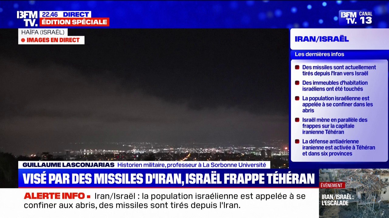 Conflit Israël-Iran: "La majorité des missiles iraniens ont été interceptés", indique Olivier Rafowicz, porte-parole de l'armée israélienne