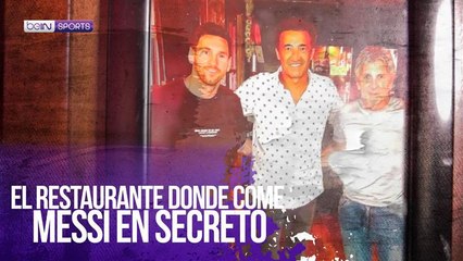 El restaurante donde come Messi en secreto asi sale para no ser descubierto