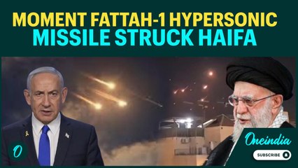 Disturbing Moment: New Wave of IRAN's Hypersonic Fattah-1 Missiles Fully Destroy Haifa Oil Refinery