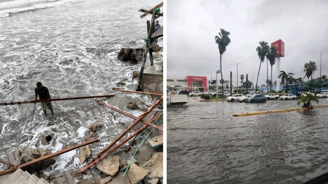 Tormenta tropical Dalila azota costas de Acapulco y Michoacán; se presentan inundaciones y afectaciones