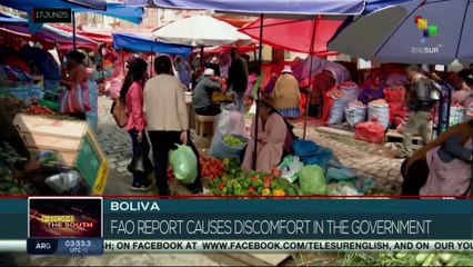Bolivian government emphatically  rejected the report of the FAO