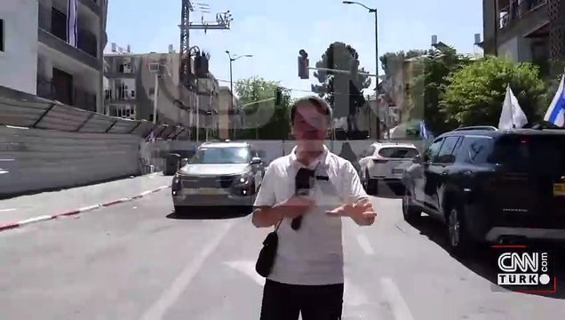 CNN TÜRK GÖRÜNTÜLEDİ: İşte İran saldırısında yıkılan Tel Aviv