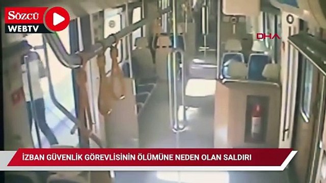 İzmir'de korkunç olay: Trende sigara içtiği için kendisini uyaran güvenlik görevlisini öldürdü