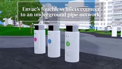 Funcionamiento del sistema neumático de basura