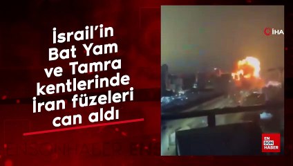 İsrail’in Bat Yam ve Tamra kentlerinde İran füzeleri can aldı