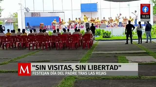 Reos festejan el Día del Padre en el Cereso de Morelos