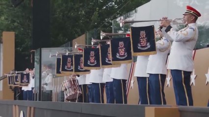 Trump and Melania Storm the Stage with Commanding Entrance at Army’s 250th Parade