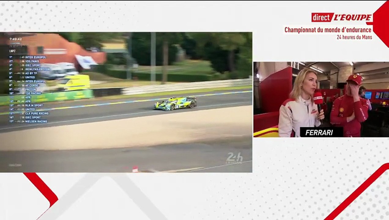 James Callado (Ferrari) : «Le travail est en train de payer» - 24 Heures du Mans