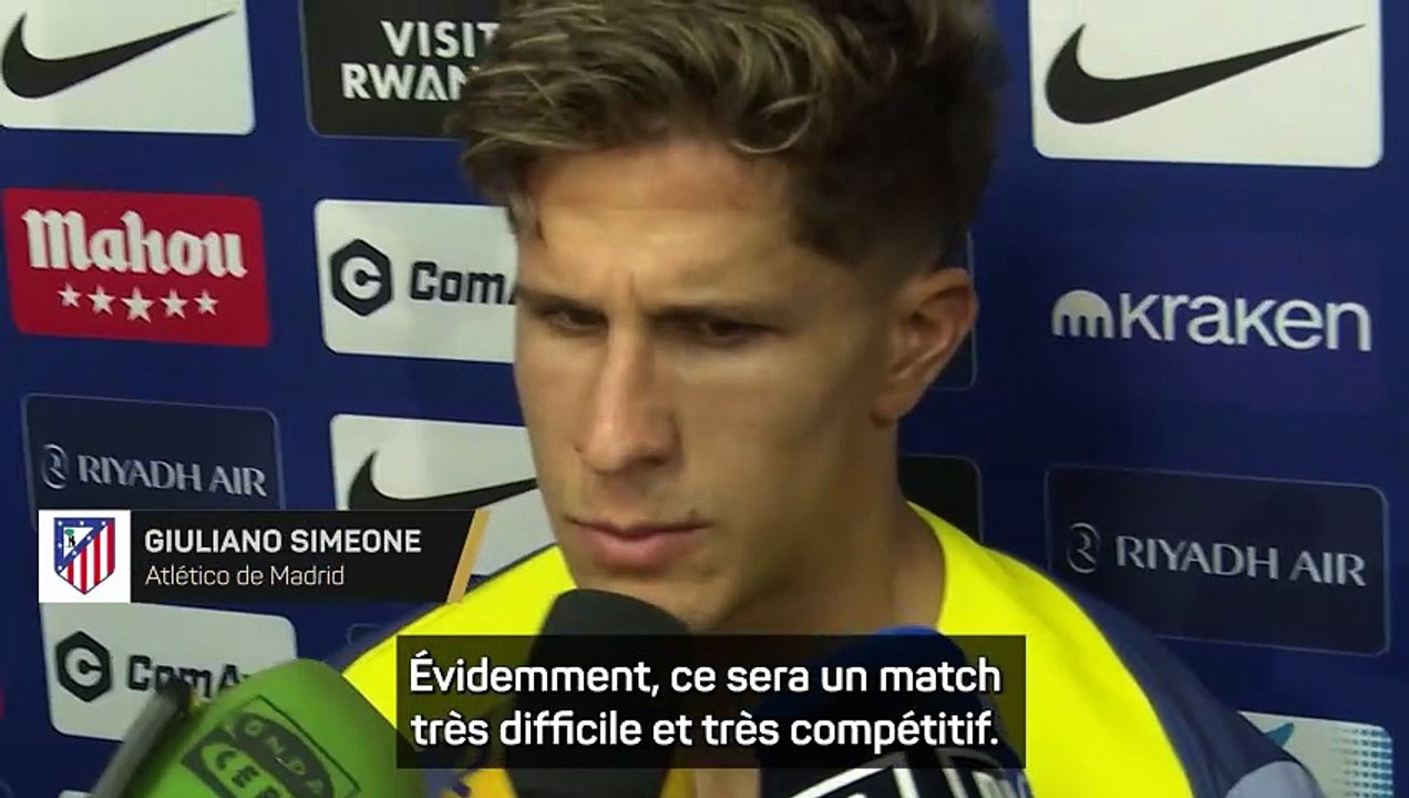 Simeone : "Un match très difficile contre le PSG"