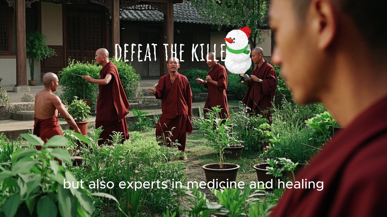 All of them were destroyed by monks' Kung Fu/Shaolin Monks were ambushed by killers/Travel@Azamsyed