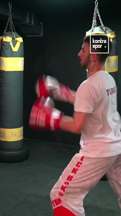 Babasının izinden giden genç kick boksçunun hedefi şampiyonluk