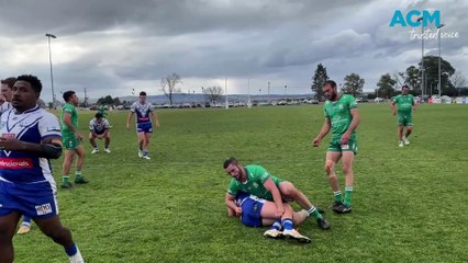 Spectacular tries in the wet between Bathurst St Pat's and Dubbo CYMS
