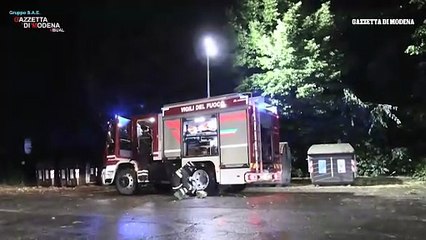 Maltempo a Modena,  il forte temporale nella serata di sabato 14 giugno