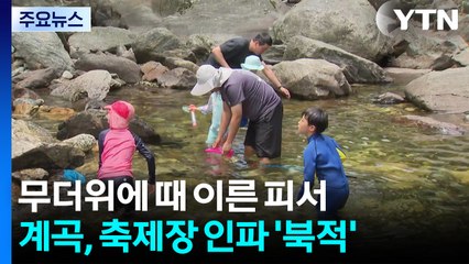 초여름 무더위에 때 이른 피서객...도심 축제장도 구름 인파 / YTN