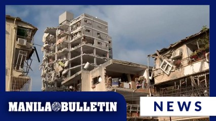 Destruction in area near Tel Aviv following Iranian missile attack
