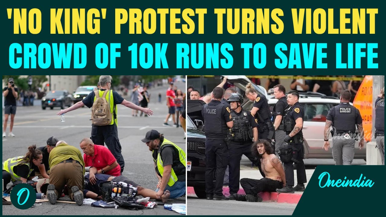 US BREAKING: Shooting at Anti-Trump ‘No Kings’ March in Utah | ‘No Kings’ Protest Turns VIOLENT
