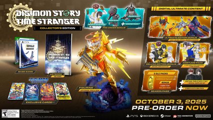 Digimon Story Time Stranger Official Gameplay Trailer