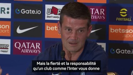 Inter - Chivu : "Un immense sens des responsabilités"