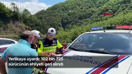 Bakan Yerlikaya uyardı: 102 bin 725 sürücünün ehliyeti geri alındı