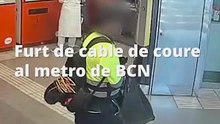 Pillado un trabajador robando cable de cobre del metro de Barcelona