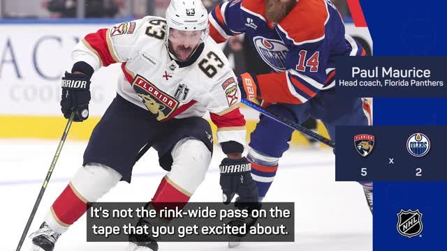 Maurice praises Marchand after firing Panthers to 3-2 Stanley Cup Final lead