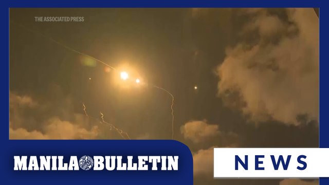 More projectiles and missiles seen over Jerusalem as Iran launches a second barrage