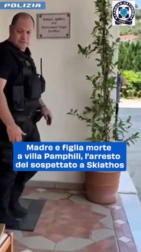 Madre e figlia morte a villa Pamphili, l'arresto del sospettato a Skiathos