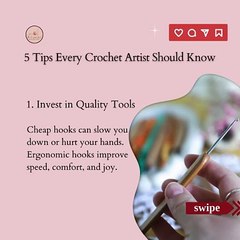 5 Tips Every Crochet Artist Should Know 🧶