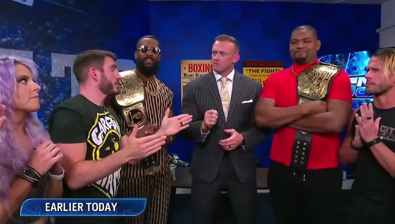 WWE Smack Down _June 13, 2025 - Nick Aldis assertive picks Motor City Machine Guns upon DIY playing cunning mind games to avoid facing Wyatt Sicks