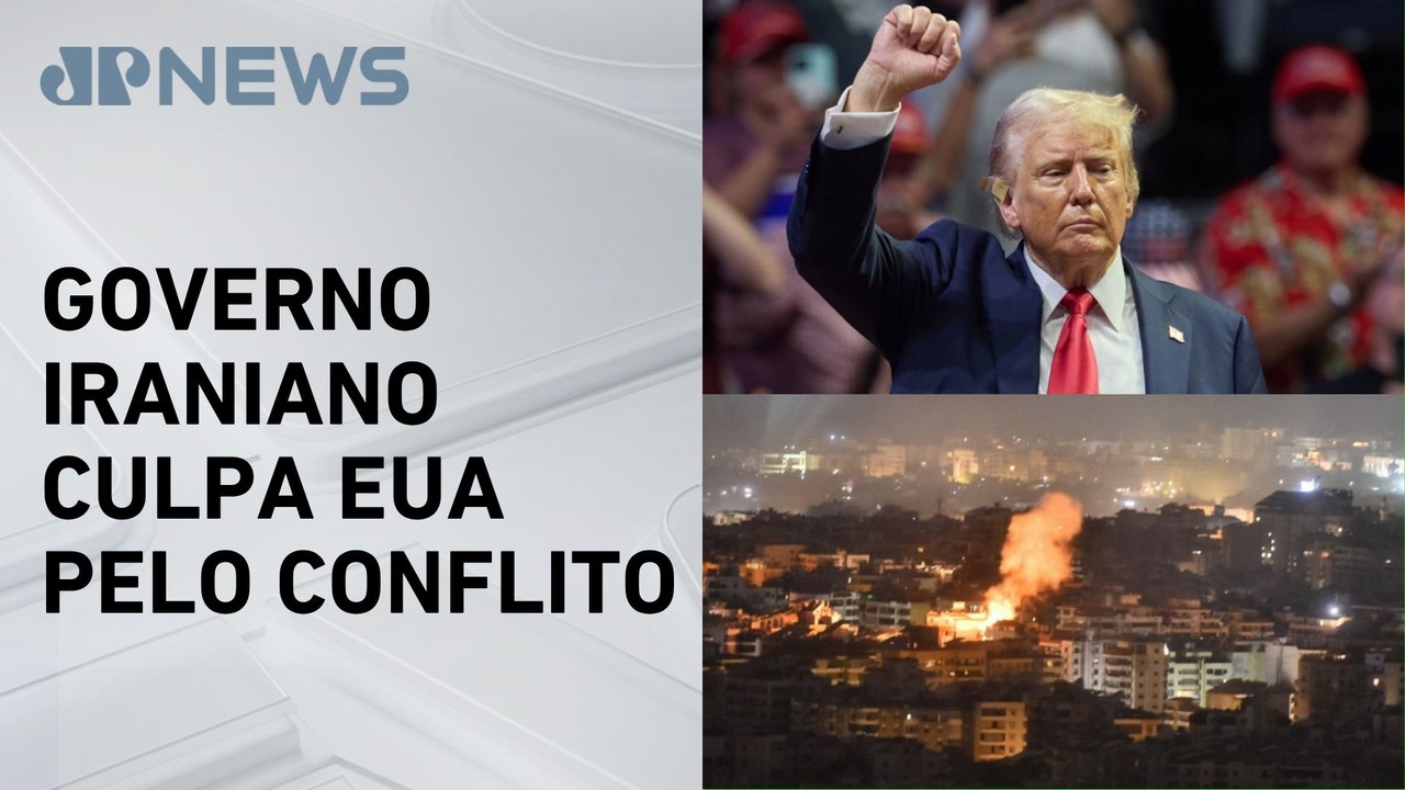 Trump ameaça Irã caso Estados Unidos sejam atacados: “Resposta militar em níveis nunca vistos”