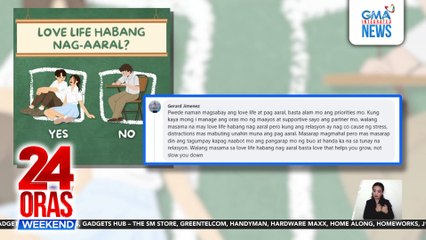 Netizens tinanong sa napupusuan nilang seatmate sa klase at kung puwede bang isingit ang love life sa studies | 24 Oras Weekend